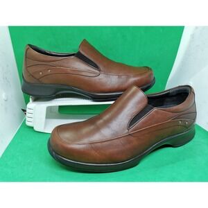 Dansko Travis Men Size EU 42 US 9 Shoes Brown Leather Loafers Made in Portugal